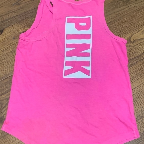 VICTORIA Secret PINK Muscle T-Shirt Large size XS - Picture 11 of 13